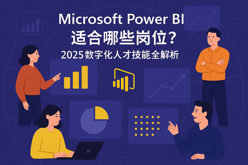 Microsoft Power BI适合哪些岗位？2025数字化人才技能全解析